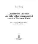 Die römische Kaiserzeit und frühe Völkerwanderungszeit zwischen Weser und Hunte
