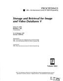 Storage and retrieval for image and video databases V