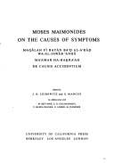 Moses Maimonides on the causes of symptoms =