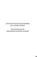 L'invention des grands hommes de la Rome antique
