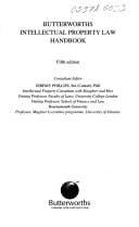 Butterworths intellectual property law handbook