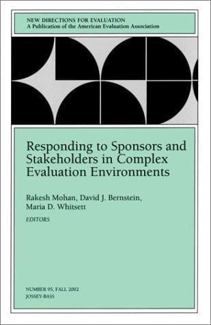 Responding to sponsors and stakeholders in complex evaluation environments