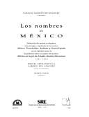 Los nombres de México