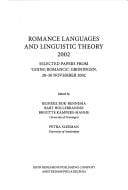 Romance languages and linguistic theory 2002