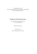 Abhandlungen der Nordrhein-Westf alischen Akademie der Wissenschaften, no. 110: Triodion und Pentekostarion nach slavischen Handschriften des 11. - 14. Jahrhunderts. Teil I: Vorfastenzeit
