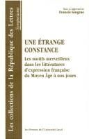 Une étrange constance