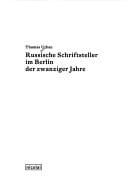 Russische Schriftsteller im Berlin der zwanziger Jahre