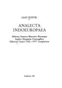 Analecta Indoeuropaea