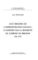 Aux origines de l'administration sociale