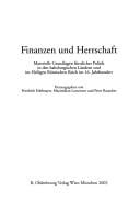 Finanzen und Herrschaft