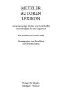 Metzler Autoren Lexikon