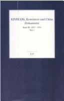 KPdSU(B), Komintern und die national-revolutionare Bewegung in China