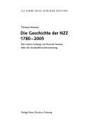 Die Geschichte der NZZ, 1780-2005