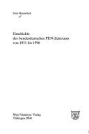 Geschichte des bundesdeutschen PEN-Zentrums von 1951 bis 1990