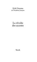 La révolte des accents