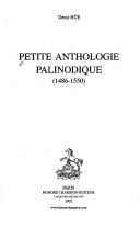 Petite anthologie palinodique, 1486-1550