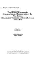 A subject and name index to the MAGIC documents