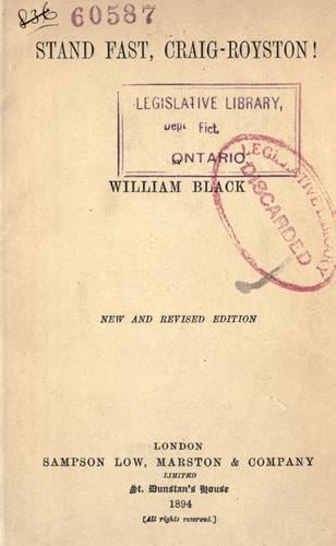 Stand fast, Craig-Royston!