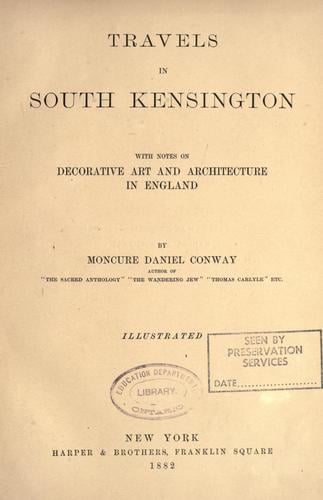 Travels in South Kensington
