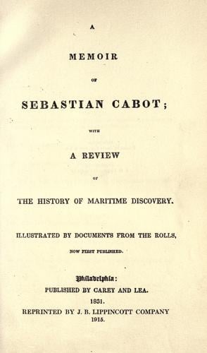 A memoir of Sebastian Cabot