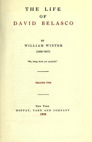 The life of David Belasco