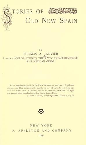 Stories of old New Spain