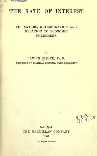 The rate of interest