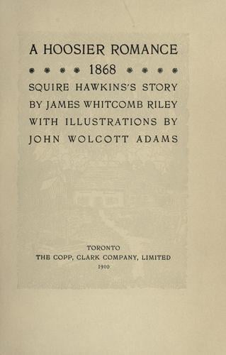 A Hoosier romance, 1868