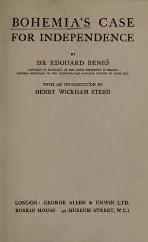 Bohemia's case for independence