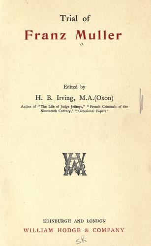 Trial of Franz Muller