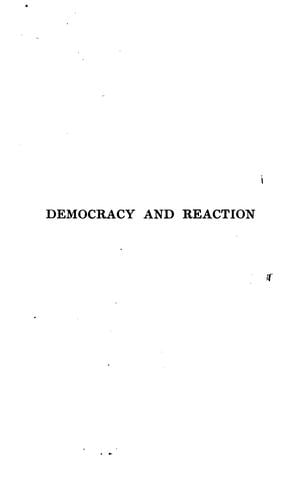 Democracy and reaction