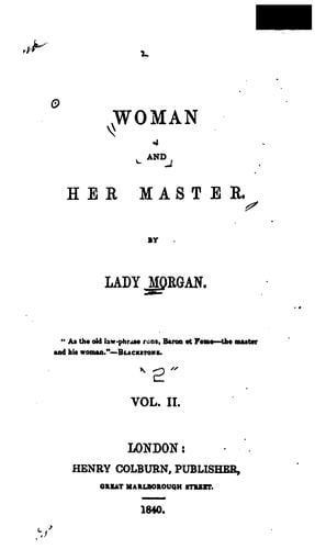 Woman and her master