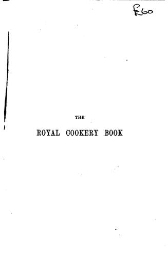 The royal cookery book