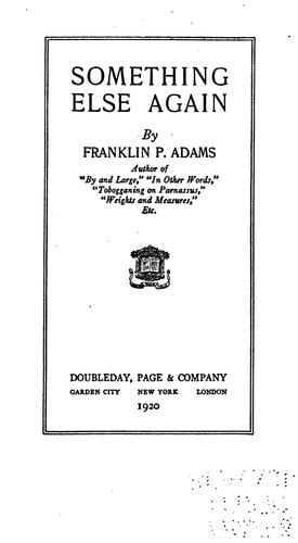 Something Else Again