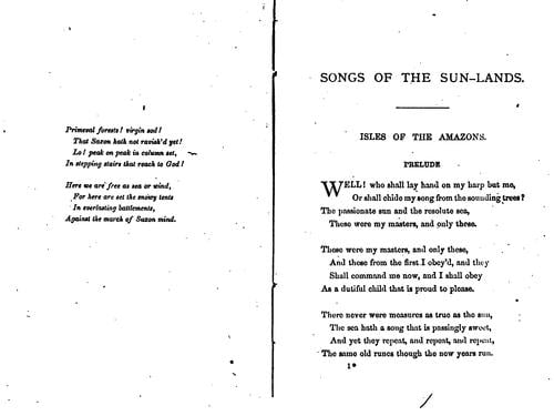 Songs of the sun-lands