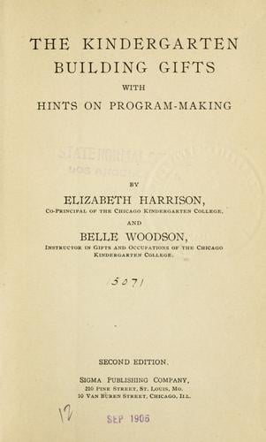 The kindergarten building gifts