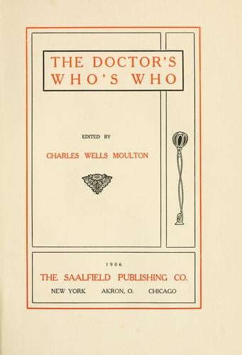 The doctor's who's who