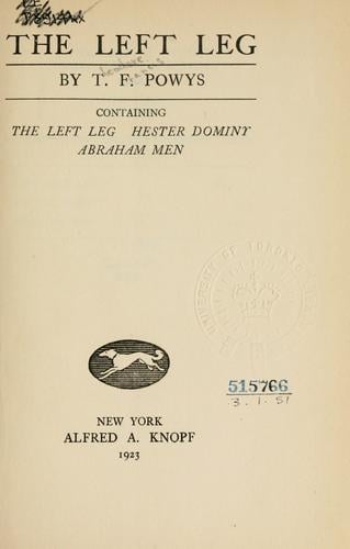 The left leg