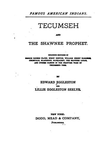 Tecumseh and the Shawnee prophet