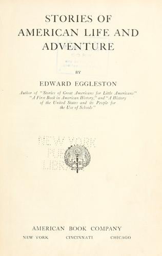 Stories of American life and adventure