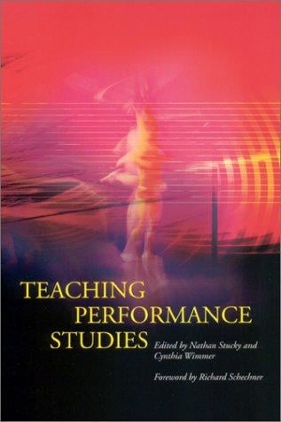 Teaching performance studies