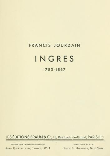 Ingres, 1780-1867