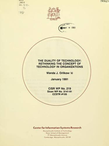 The duality of technology