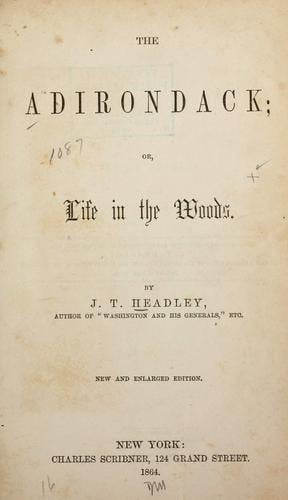 The Adirondack, or, Life in the woods
