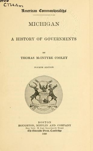 Michigan, a history of governments