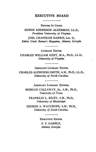 Library of Southern Literature