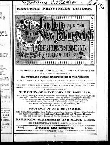 St. John and the province of New Brunswick