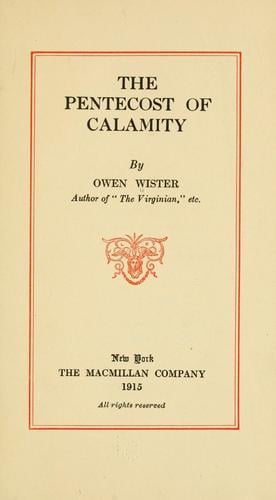 The Pentecost of calamity