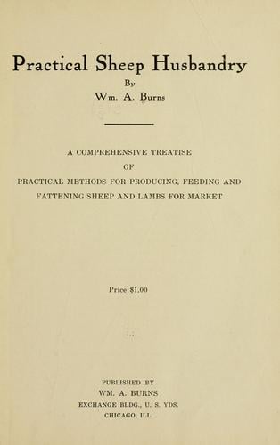 Practical sheep husbandry