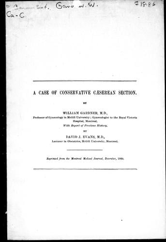 A case of conservative caesarian section